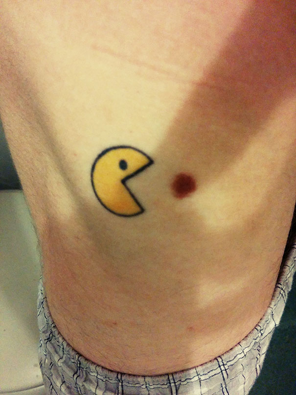 7. Packman tatuering