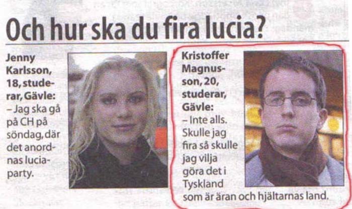 15. Hur ska du fira lucia?