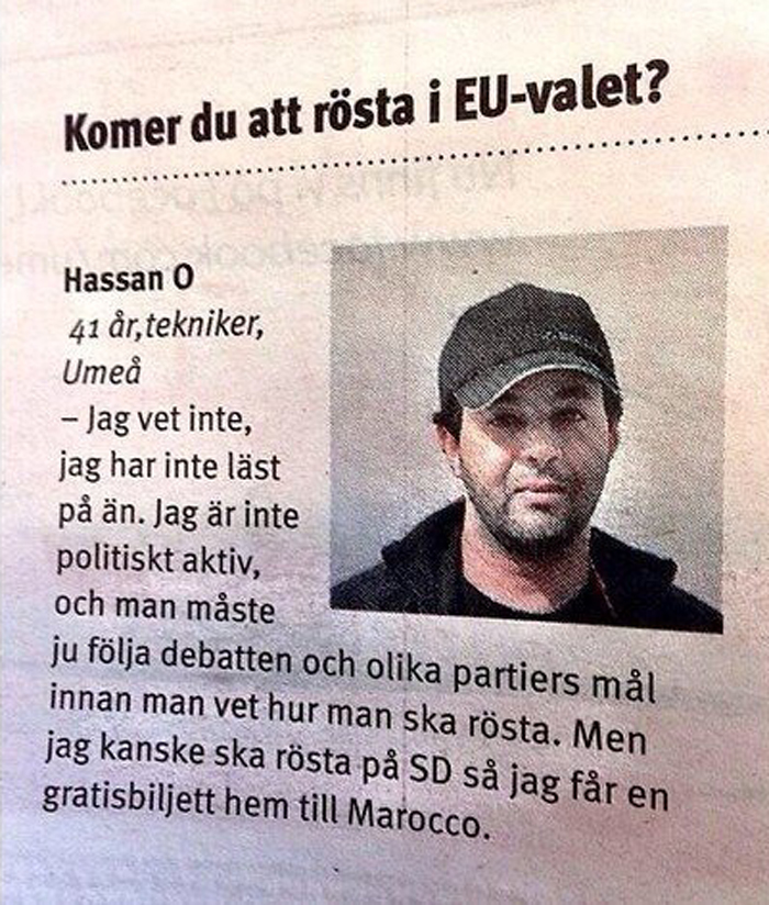 9. Kommer du att rösta i EU-valet?