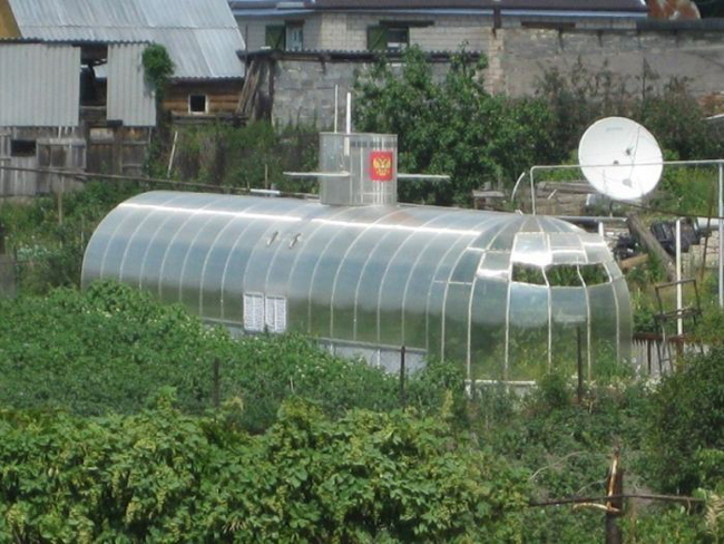 17. Ett växthus som en ubåt