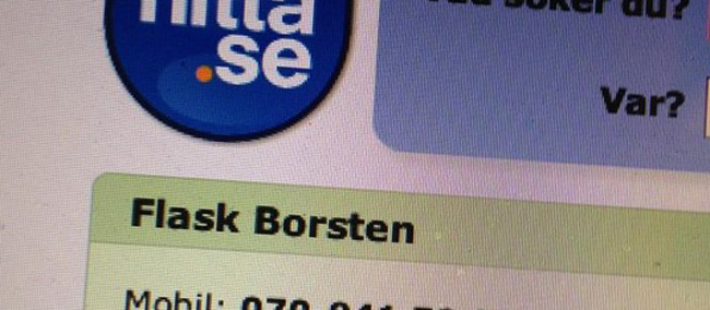 6. Flask Borsten - ett underbart namn för den här killen eller tjejen