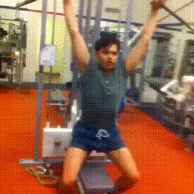 10. Antingen är det för mycket vikt på maskinen eller så väger den här killen för lite