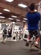 4. Jag drar till gymmet och hänger lite