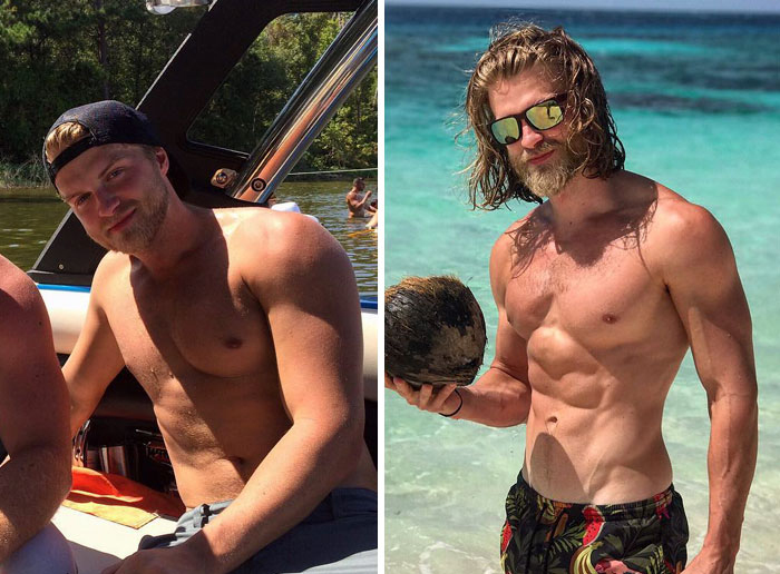 8. Den här killen ser mycket bättre ut med skägg