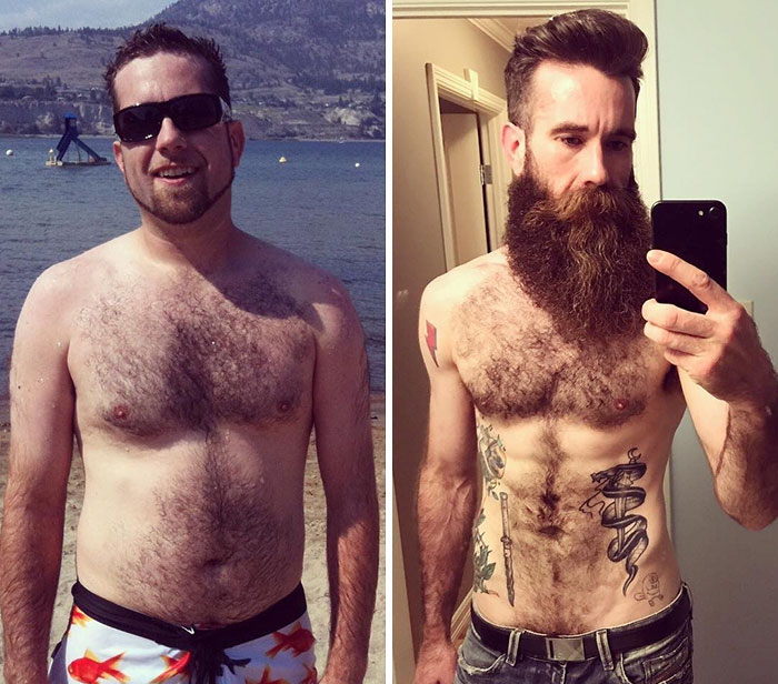 9. Den här killen verkar ha gått igenom en total förvandling