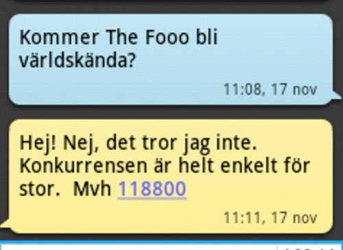 7. Kommer The Fooo bli världskända?