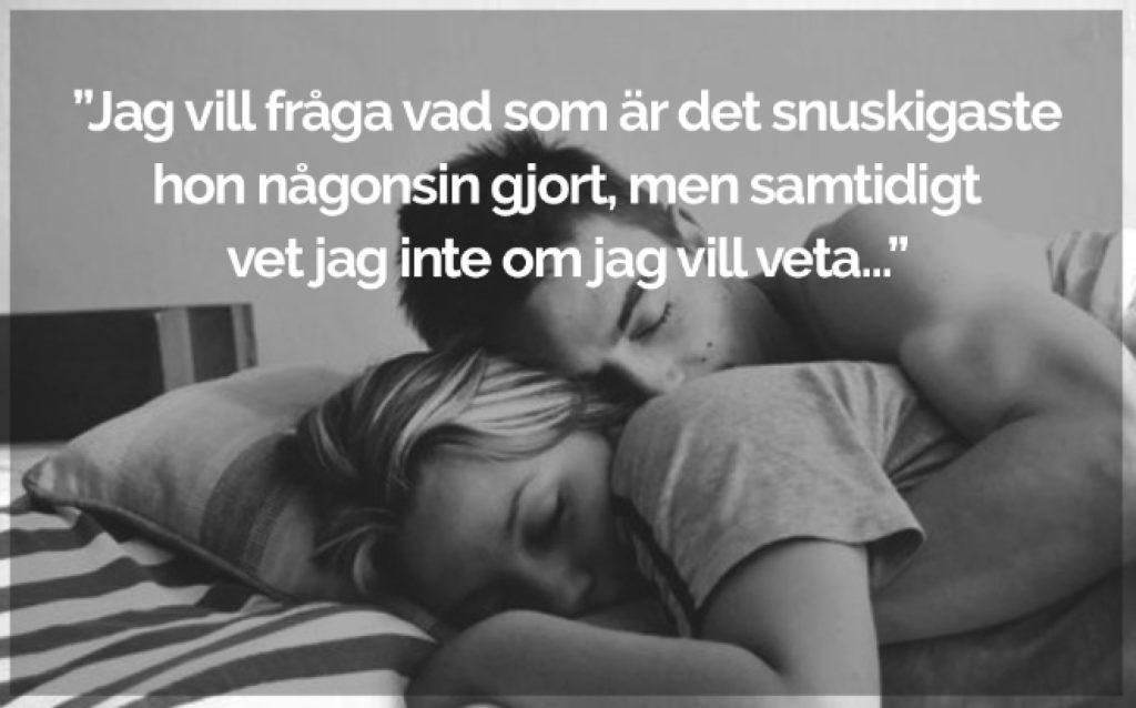 8. Klart man vill veta var hennes gräns går