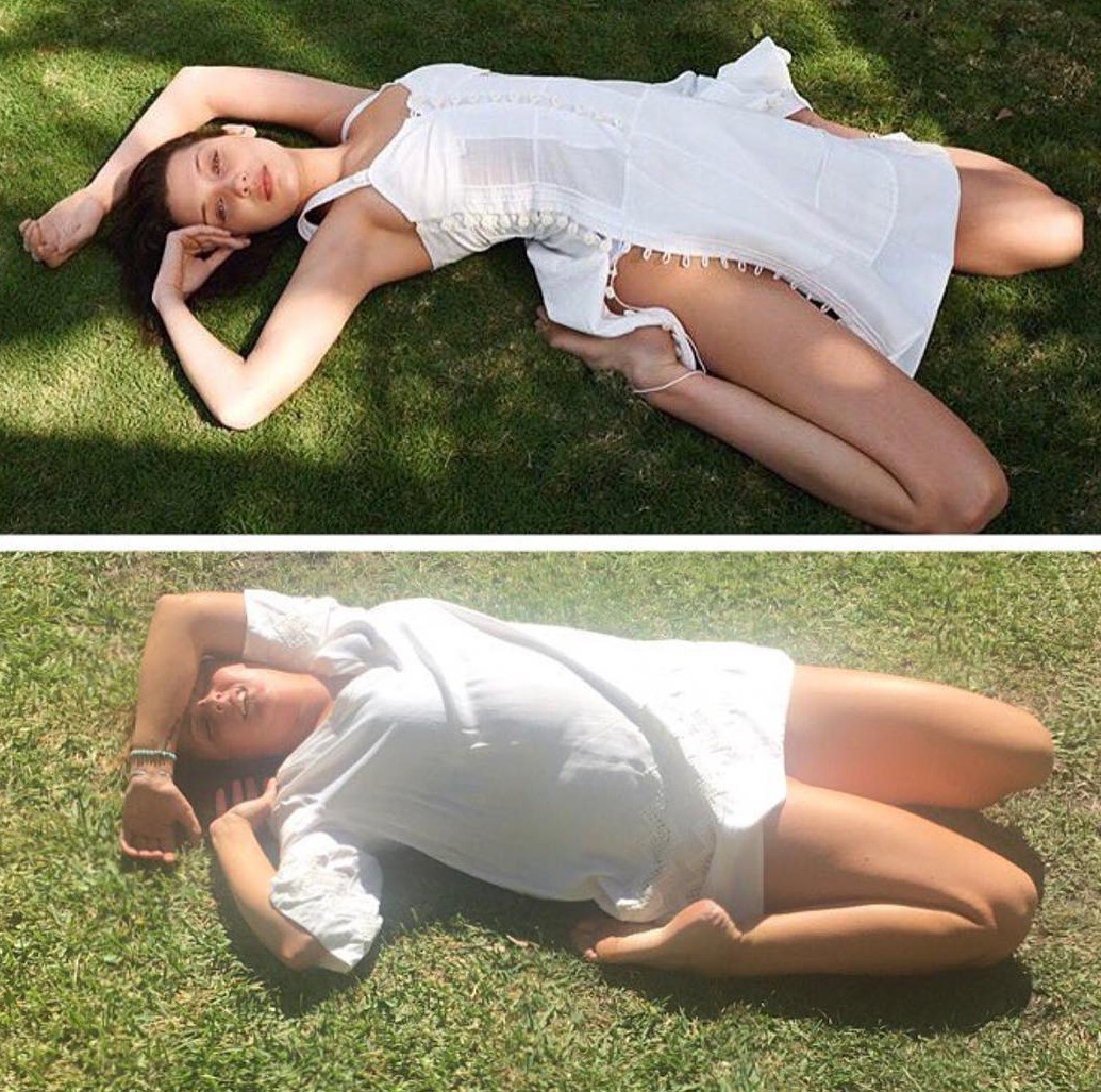 10. När du faller pladask, men fotografen bestämmer sig för att förvandla situationen till ett konstverk