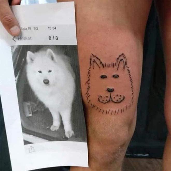 10. När man vill föreviga sin hund i form av en tatuering och allt bara går käpprätt åt helvete.