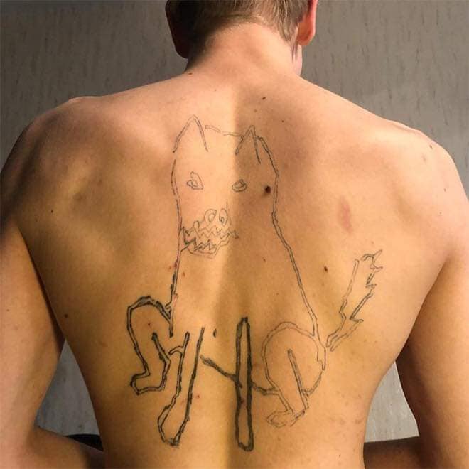 11. Snälla, för guds skull, avsluta inte din tatuering!
