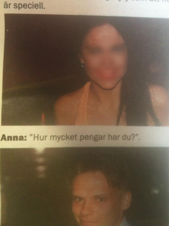 8. Återigen: Namn och bild i tidningen...