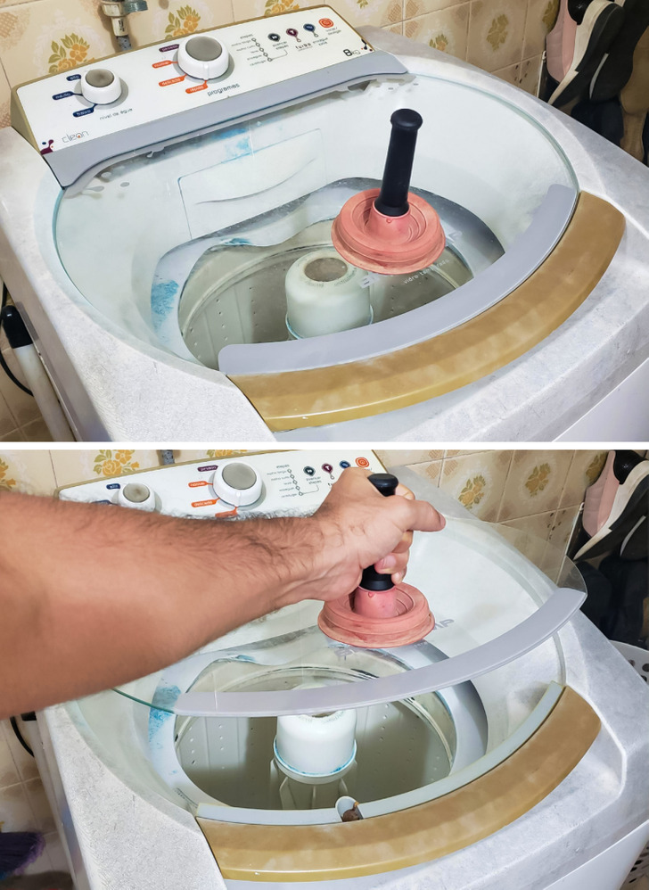 7. Tvättmaskinens lock, fixat!
