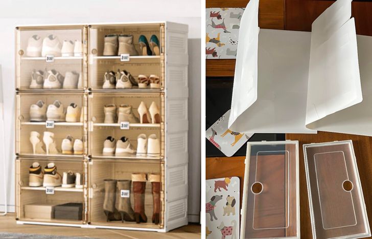 9. Beställde 2 av dessa skoskåp online, den andra bilden är allt som kom!