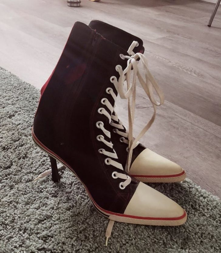 5. Dessa högklackade skor alltså - LOL!