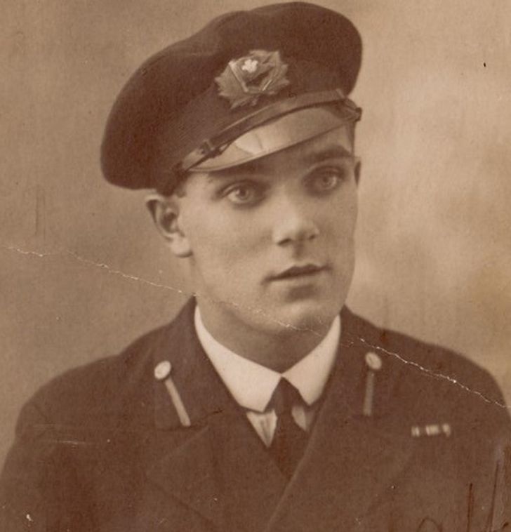 13. Min farfar 1918, 15 år gammal.