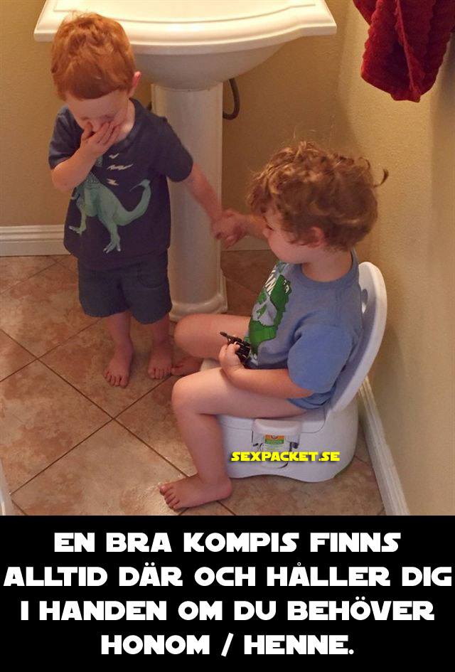 4. En bra kompis finns alltid där och håller dig i handen