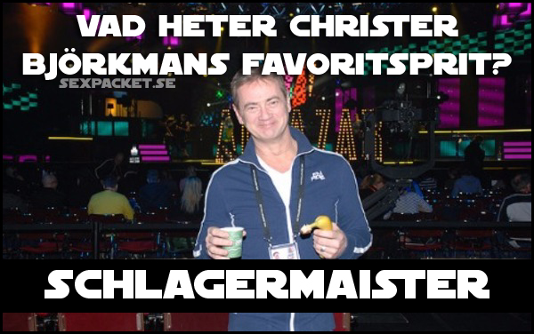 10. Vad heter Christer Björkmans favoritsprit?