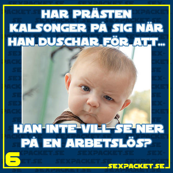 5. Prästen vill inte se ner på en arbetslös