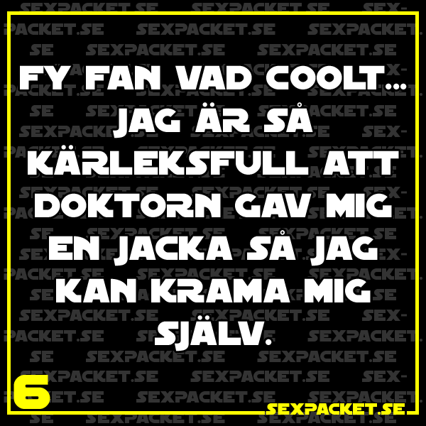 2. En jacka så jag kan krama mig själv