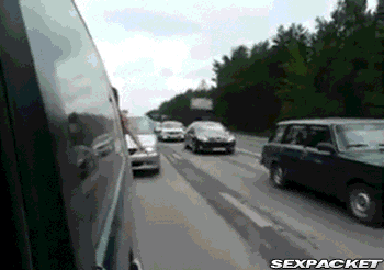 4. Hur stor chans är det att en sån här snubbe dyker upp i trafiken?