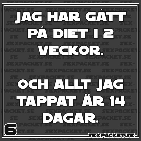 8. Diet i 2 veckor