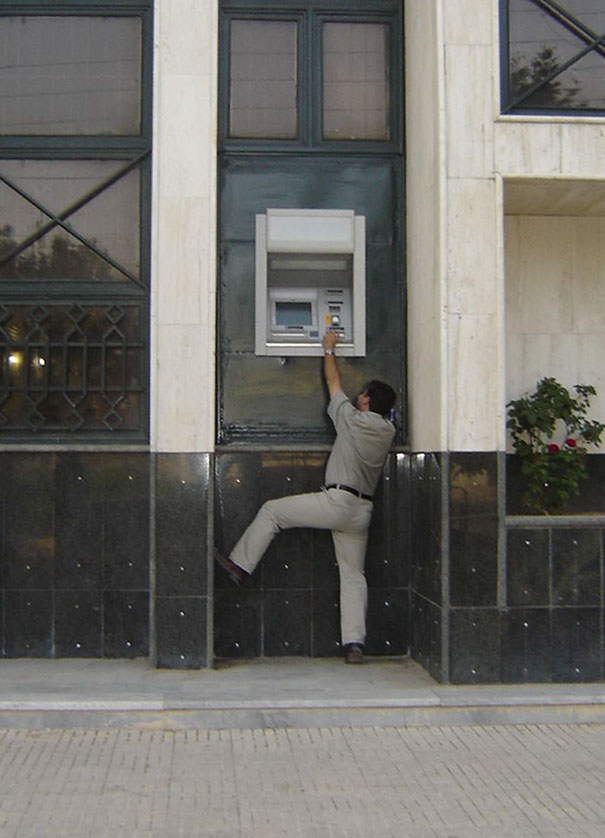 5. Svårt att få ut några pengar här