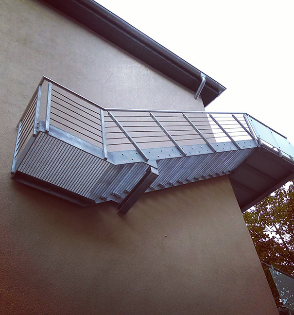 10. En brandtrappa till ingen nytta