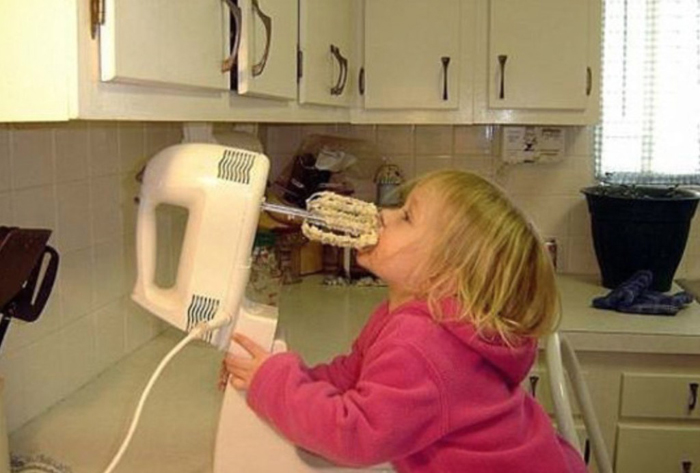 5. När man får en rolig men ganska dum idé