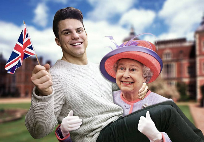 13. Buren av Drottning Elizabeth