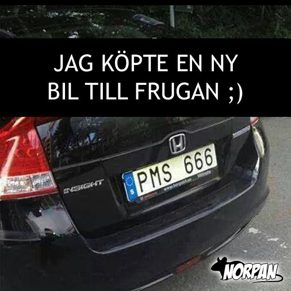 3. En ny bil till frugan