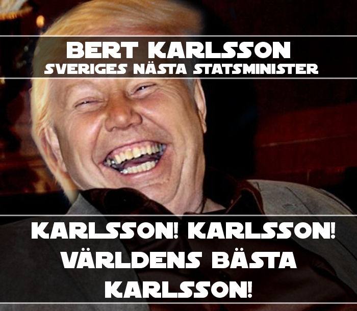 Bert Karlsson g&ouml;r comeback inom politiken med en helt ny look 3