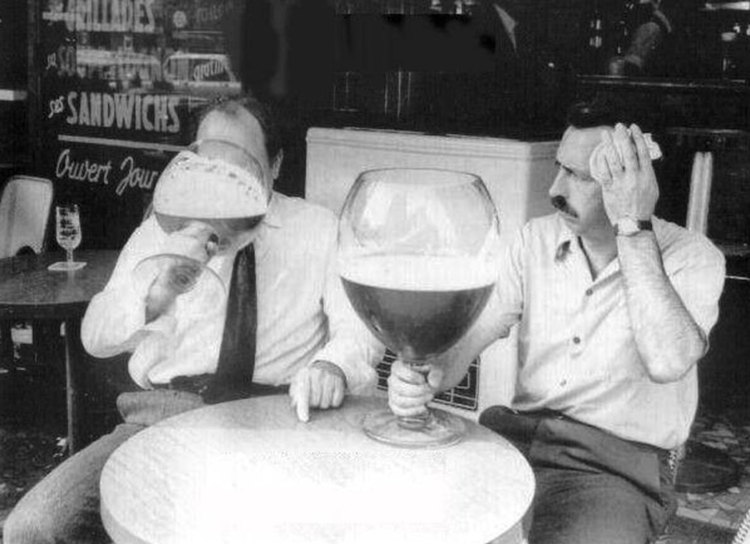 Sluta aldrig att kämpa, det finns alltid plats för en öl till